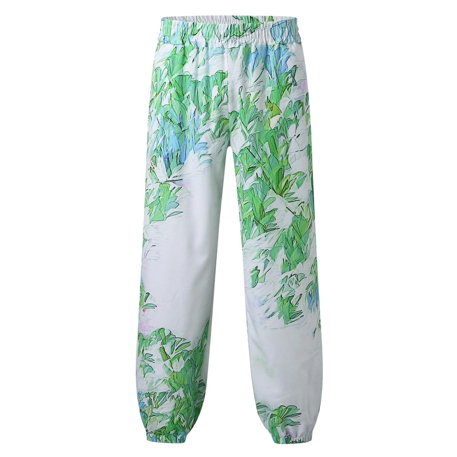 TOWED22 Mens Christmas Pajama Pants Splicing 3D Printed Camouflage