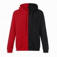 thumbnail image 1 of TOWED22 Mens Hoodies Sweatshirts Long Sleeve Fashion Pullover Hoodie with Pocket(Red,S), 1 of 7