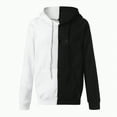 thumbnail image 1 of TOWED22 Mens Hoodies Sweatshirts Long Sleeve Fashion Pullover Hoodie with Pocket(White,XL), 1 of 7