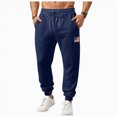 thumbnail image 1 of TOWED22 Mens Lightweight Joggers for Men Casual Lounge Jogger Sweatpants with Pockets(Navy,S), 1 of 9