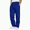 thumbnail image 1 of TOWED22 Mens Sweatpants Casual Open Bottom Sweat Pants for Men Drawstring Workout Pants with Pockets(Blue,L), 1 of 4