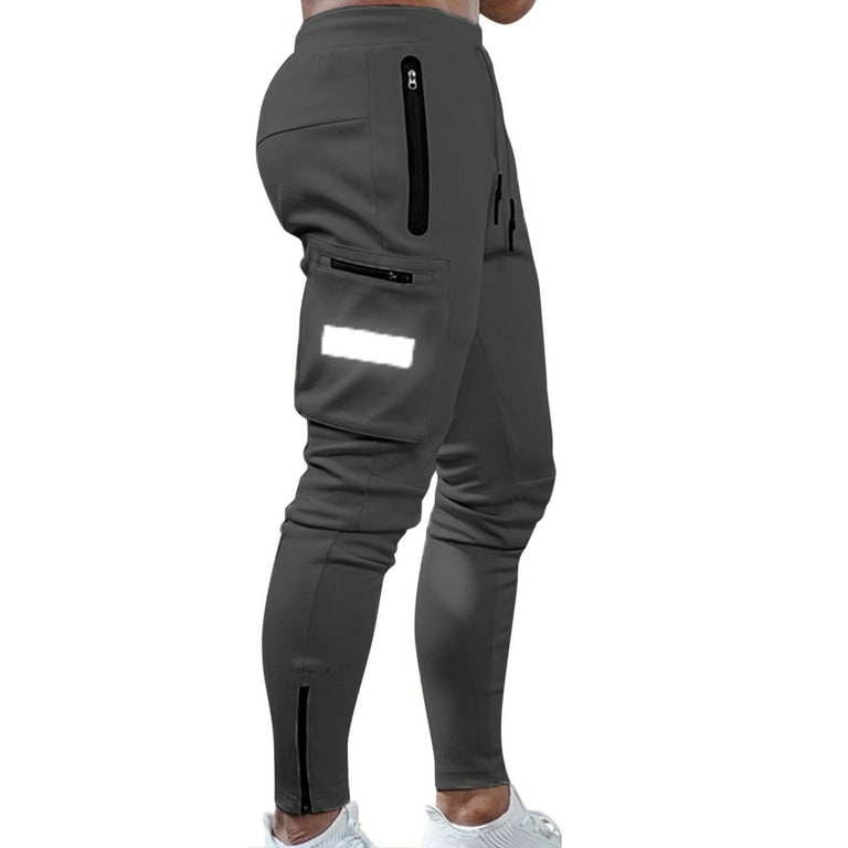 Running trousers deals with zip pocket