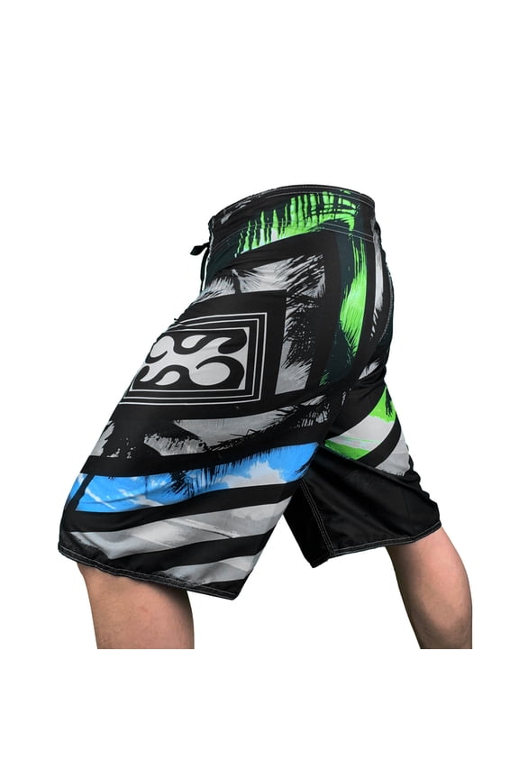 Mens Swim Trunks,Mens Quick Dry Swim Trunks with Mesh Lining, Summer Surf Long Beach Pants Board Shorts Bathing Suits Black,S