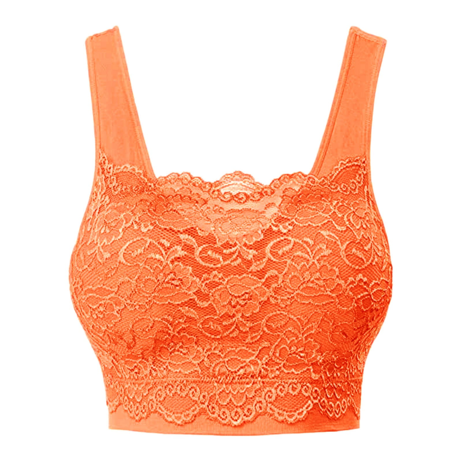 rust lace bralette