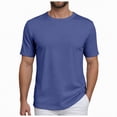 thumbnail image 1 of TOWED22 Running Shirts Men Sport Tops Quick Dry Gym Wicking Athletic T Shirts Breathable Cool Workout Shirts Navy,3XL, 1 of 8