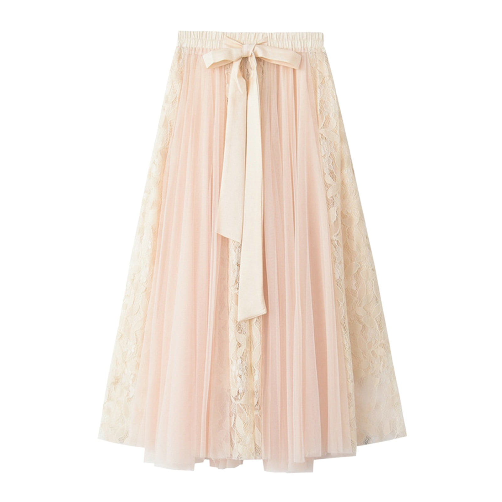 NIEWTR Sequin Long Tulle Skirt Layered Flowy Fairy Party Mesh Tea ...