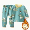 thumbnail image 1 of TOWED22 Toddler Baby Boy Clothes Patchwork Waffle Sweatshirt Pullover Shirt Top Pants Boy Fall Winter Outfit(Mint Green,5-6 Y), 1 of 7