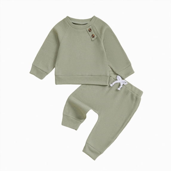 TOWED22 Toddler Baby Boy Clothes Solid Color Sweatshirt + Sweatpants Outfits Set 2Pcs Fall Winter Clothes(Blazer,3-4 Y)