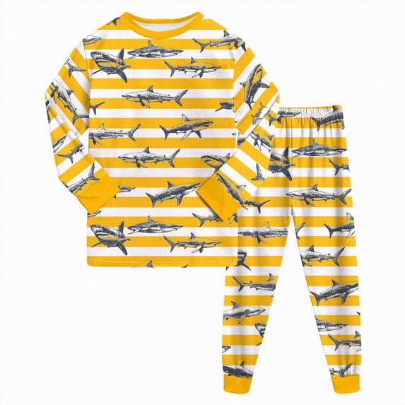 TOWED22 Toddler Baby Boy Fall Winter Clothes 2pcs Long Sleeve T-Shirt Pocket Joggers Pants Cotton Graphic Outfits Casual Clothing(Yellow,2-3 Y)