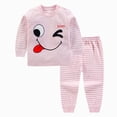 thumbnail image 1 of TOWED22 Toddler Baby Boy Fall Winter Clothes Long Sleeve Letter Print Camo Sweatshirt Pant Set 2PCS Cute Outfits 0-6T Size:6-12 M,Color:Pink, 1 of 4