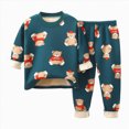 thumbnail image 1 of TOWED22 Toddler Baby Boy Fall Winter Clothes Print Long Sleeve Sweatshirt Pants Sweatsuit Set Checkered Plaid Outfit Size:3-4 Y,Color:K, 1 of 4