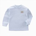 thumbnail image 1 of TOWED22 Toddler Baby Boy Graphic Long Sleeve T-Shirt Excavator Tops Kids Striped Tees,Blue,2-3 Y, 1 of 4