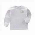 thumbnail image 1 of TOWED22 Toddler Baby Boy Graphic Long Sleeve T-Shirt Excavator Tops Kids Striped Tees,Grey,1-2 Y, 1 of 4