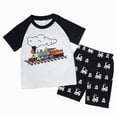 thumbnail image 1 of TOWED22 Toddler Baby Boy Summer Clothes Retro T-Shirt + Stretch Shorts Set 6 12 18 24 Months 2T 3T(Grey,3-4 Years), 1 of 9