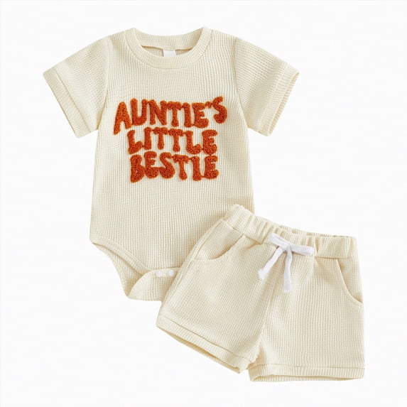 TOWED22 Toddler Baby Boy Summer Clothes Set Dinosaur Letter Print Tee Cotton Shorts Outfit 1T 2T 3T 4T Light Yellow,12-18 M