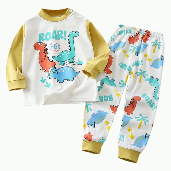 TOWED22 Toddler Baby Boys Fall Winter Clothes Letter Long Sleeve Sweatshirts Pockets Pants Set 2 Piece Outfits(Light Yellow,5-6 Y)