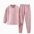 thumbnail image 1 of TOWED22 Toddler Baby Girl Boy Clothes Set 2pcs Graphic Print Long Sleeve Sweatshirt Pullover and Casual Pants Fall Winter Outfits Clothing(Light Pink,9-10 Y), 1 of 5