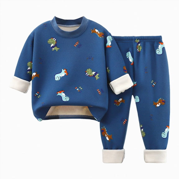 TOWED22 Toddler Baby Girl Boy Fall Winter Outfits Clothing Set 2pcs Colorful Print Long Sleeve Sweatshirt Tops Elastic Joggers Pants Clothes(G,9-10 Y)