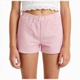 thumbnail image 1 of TOWED22 Toddler Baby Girl Boy Gingham Shorts Infant Plaid Seersucker Casual Elastic Waist Shorts Pants Bottoms Summer(Pink,11-12 Y), 1 of 9