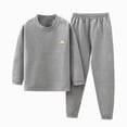 thumbnail image 1 of TOWED22 Toddler Baby Girl Clothes 2Pcs Girl Long Sleeve Pullover Sweatshirt Stretch Jogger Pants Infant Fall Winter Outfit Size:11-12 Y,Color:Grey, 1 of 5