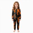 thumbnail image 1 of TOWED22 Toddler Baby Girls Boy Halloween Pajamas Set Kids Sleepwear 2 Pcs Pjs Long Sleeve Top and Pant Sleepwear Clothes Sets(Black,5-6 Y), 1 of 9