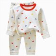 thumbnail image 1 of TOWED22 Toddler Boy Fall Outfits Set Long Sleeve Graphic Round Neck Pullover Top Thick Jogger Pants Soft Clothes 2Pcs(Red,6-7 Y), 1 of 6