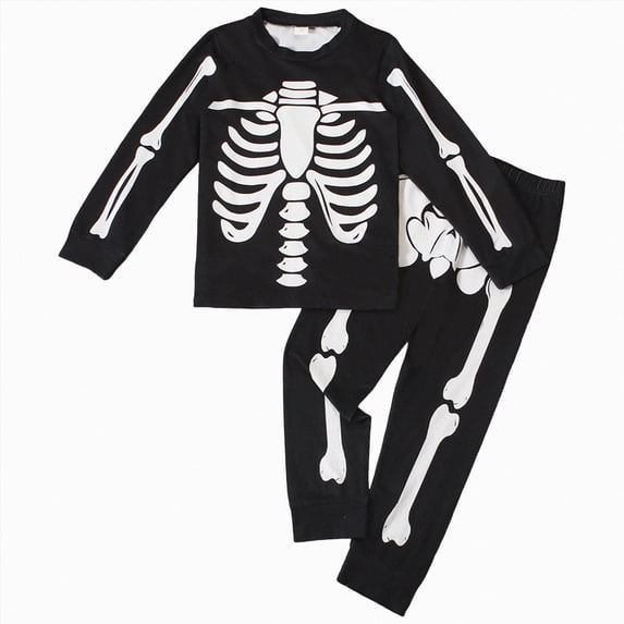 TOWED22 Toddler Boy Girl Halloween Outfit Fall Clothes Ghost Long Sleeve Sweatshirt Top Pants Baby Halloween Clothes,Grey,6-7 Y