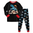 thumbnail image 1 of TOWED22 Toddler Boys Dailywear Outfits Set 2-piece Pajamas Sleepwear Pjs for Baby Boys Spring Fall Winter Kids Loungewear Set,4-5 Y, 1 of 6