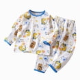 thumbnail image 1 of TOWED22 Toddler Boys Girls Cotton Pajamas Long Sleeve 2Pcs Pullover Top and Pants Print Pjs Sleepwear Jammies Fall Winter 3 6 9 12 18 24 Months 2t 3t 4t 5t 6t 7t 8t 9t(Light Yellow,6-12 M), 1 of 5