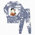 thumbnail image 1 of TOWED22 Toddler Boys Girls Halloween Pajamas Pumpkin Print PJs Sleepwear Cute Print Pant Sets Kids Jammies(Grey,6Y), 1 of 8