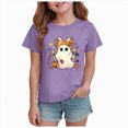 thumbnail image 1 of TOWED22 Toddler Boys Girls Halloween Shirt Graphic Tshirt Kids Tee Spooky Season Short Sleeve Top Fall Outfit, 1 of 7