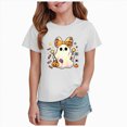 thumbnail image 1 of TOWED22 Toddler Boys Girls Halloween Shirt Graphic Tshirt Kids Tee Spooky Season Short Sleeve Top Fall Outfit, 1 of 7