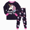 thumbnail image 1 of TOWED22 Toddler Boys Girls Pajamas Truck Cotton Kids Graphic 2 Piece Planets Pjs Sleepwear Clothes Sets Fall Winter 3 6 9 12 18 24 Months 2 3 4 5 6 7 8 9 Years(Hot Pink,4-5 Y), 1 of 8