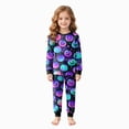 thumbnail image 1 of TOWED22 Toddler Boys Halloween Pumpkin Pajamas Cotton Cute Ghost Print Pjs for Boy Jammies Little Kids Skeleton Skull Sleepwear Clothes Sets(Blue,3-4 Y), 1 of 9