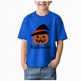 thumbnail image 1 of TOWED22 Toddler Boys Halloween T-Shirt Cute Graphic Tee Shirt for Kids Short Sleeve Fall Tops, 1 of 4