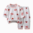 thumbnail image 1 of TOWED22 Toddler Boys Pajamas 2 Piece Long Sleeve Pjs Set Cotton Fall Winter Sleepwear 6-12 Months 12-24 Months 2t 3t 4t 5t 6t 7t 8t 9t Children,Red,2-3 Y, 1 of 5