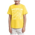 thumbnail image 1 of TOWED22 Toddler Boys T-Shirt Short Sleeve Shirt Dinosaur Print Cotton Summer Tops Tees Shark Graphic 2-7T(Yellow,2-3 Y), 1 of 4