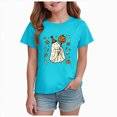 thumbnail image 1 of TOWED22 Toddler Fun Graphic Halloween Shirt Kid Girl Boy Short Sleeve Tee Spooky Season Fall Top, 1 of 7