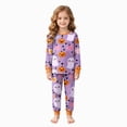 thumbnail image 1 of TOWED22 Toddler Girls Boys Halloween Pajamas Set Kids Pumpkin Print Sleepwear Pjs Long Sleeve 2pcs Soft Jammies(Yellow,8-9 Y), 1 of 9