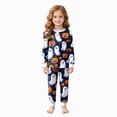 thumbnail image 1 of TOWED22 Toddler Girls Boys Halloween Pumpkin Pajamas Cotton Pjs for Boy Jammies Little Kids Sleepwear Clothes Sets(Blue,5-6 Y), 1 of 9