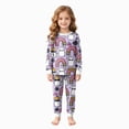 thumbnail image 1 of TOWED22 Toddler Girls Boys Halloween Pumpkin Pajamas Cotton Pjs for Boy Jammies Little Kids Sleepwear Clothes Sets(Pink,8-9 Y), 1 of 9