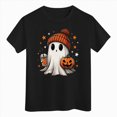 thumbnail image 1 of TOWED22 Toddler Girls Boys Halloween Shirts Graphic T Shirt Tee Short Sleeve Halloween Tops Fall Tee for Kids, 1 of 7