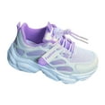 thumbnail image 1 of TOWED22 Toddler Girls Boys Running Shoes Kids Canvas Slip On Sneakers School Playing for Walking Casual Tennis Loafers for Toddler little kid 2,Purple, 1 of 7
