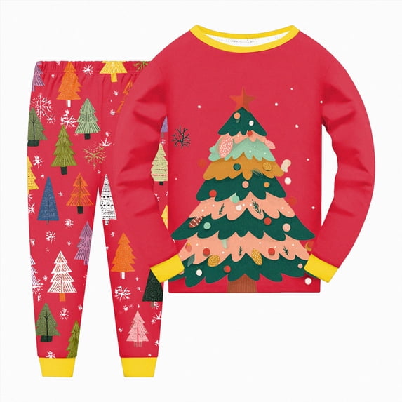 TOWED22 Toddler Girls Clothes Fall Outfits 2Pcs Baby Pullover Sweatshirt & Pants Set Kids Winter Sweatsuit Size:2-3 Y,Color:Red
