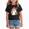 thumbnail image 1 of TOWED22 Toddler Kid Girls Boys Halloween Shirt Print T-Shirt Cute Graphic Tee Tops Spooky Season Fall Clothes, 1 of 5