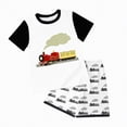 thumbnail image 1 of TOWED22 Toddler Kids Baby Boy Summer Clothes 2pcs Dinosaur Print T-Shirt Elastic Waist Shorts Outfits(Red,4-5 Y), 1 of 6