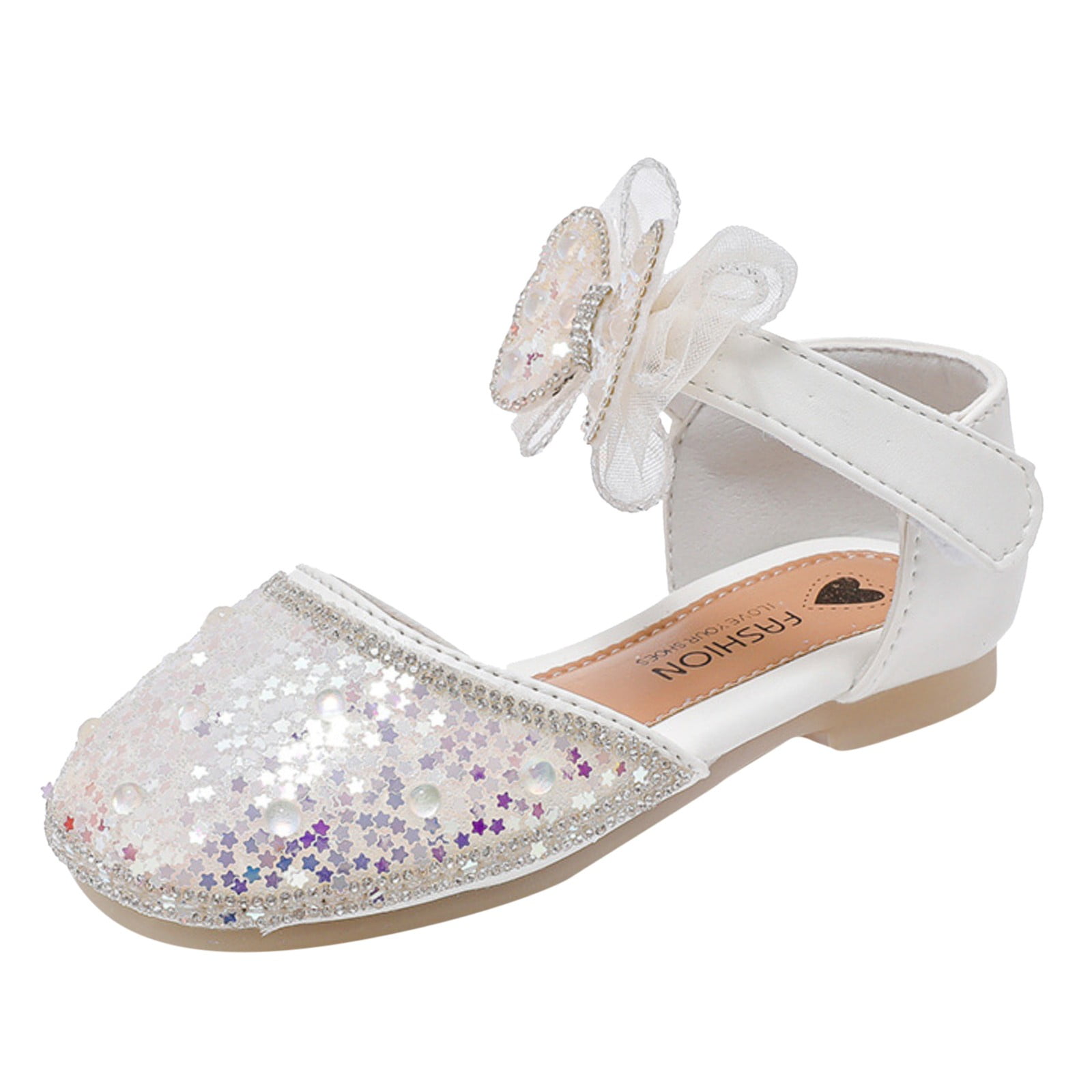 TOWED22 Toddler/Little Girls Dress shoes Mary Jane Wedding Flower