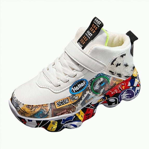 TOWED22 Toddler Mesh Casual Running Shoe Athletic Sneaker for Toddle Kid Girl and Boy(White,10.5)