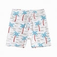 thumbnail image 1 of TOWED22 Toddler Swim Trunks Baby Boy Bathing Suit Quick Dry Kids Swimsuits Boys Board Shorts Kids Swim Shorts Boys' Swimwear White,18-24 M, 1 of 4