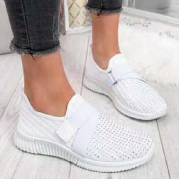 TOWED22 Walking Shoes Womens Sneakers Casual Running Shoes Comfortable Tennis Shoes Women's Fashion Sneakers Lightweight Walking Shoes(White,8.5)